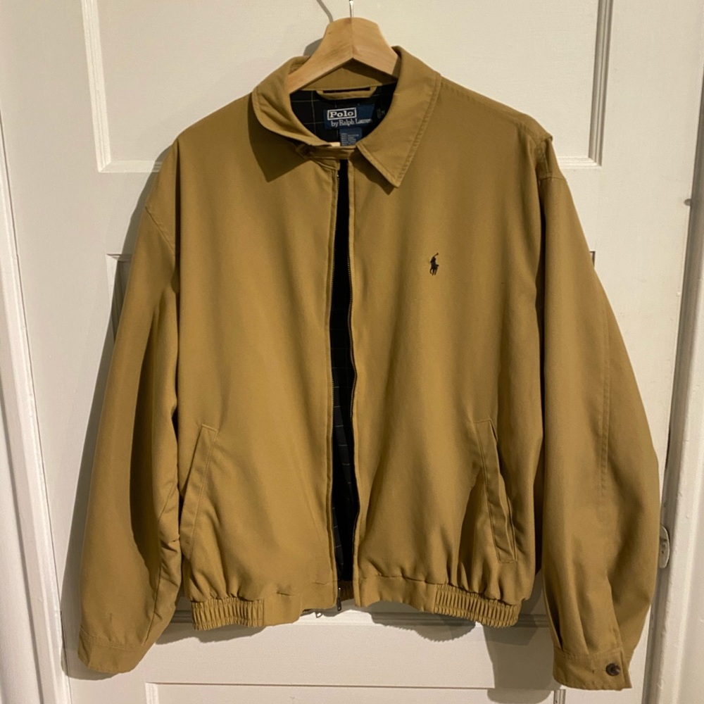 Vintage Polo Ralph Lauren Khaki Jacket Size M